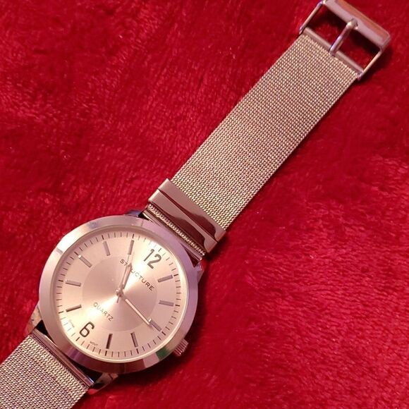 NEW IN BOX‎ Mens Stainless Steel Structure 333965 Watch Mesh Band - Picture 3 of 8
